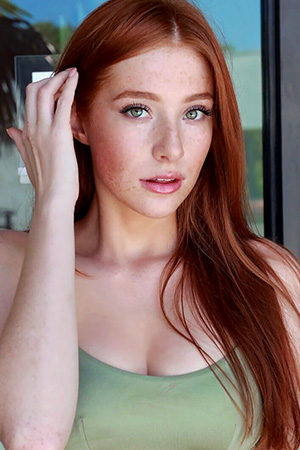 Madeline Ford in 'Busty Redhead Beauty' via Mr Skin